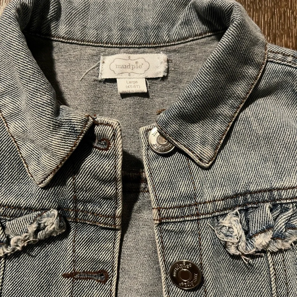 Denim Ruffle Mud Pie Jacket - Picture 3 of 3